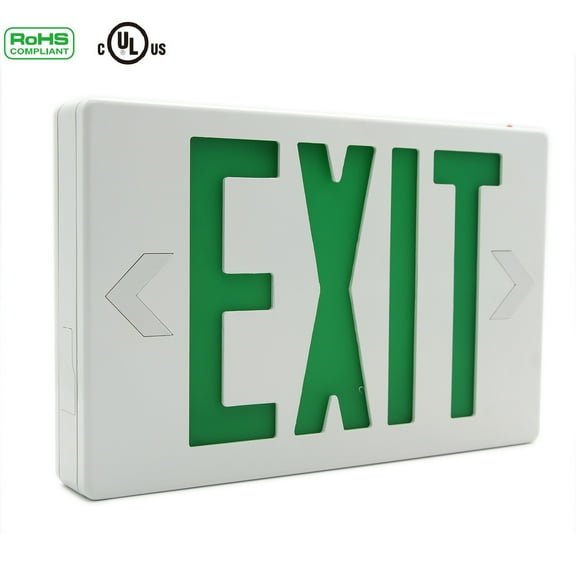 Ainfox LED Exit Emergency Lighting UL and CULUS Listed Green Letter