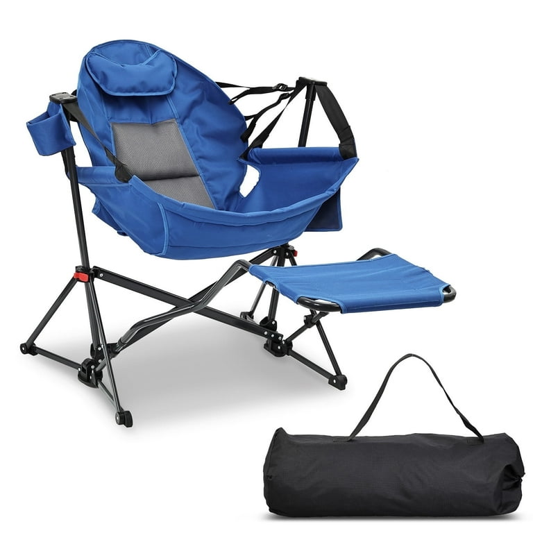Ainfox Outdoor Hammock Swing Camping Chair, Foldable Rocking Chair