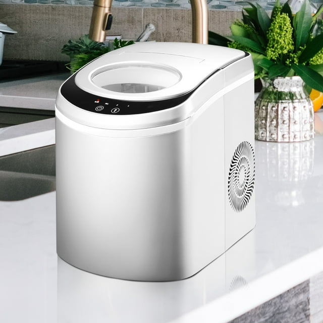 Ainfox Portable Ice Maker Machine for Countertop Makes 26 lbs. of Ice