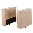 Ainfox Upholsterd 2 Armrests Module For Storage Modular Couch