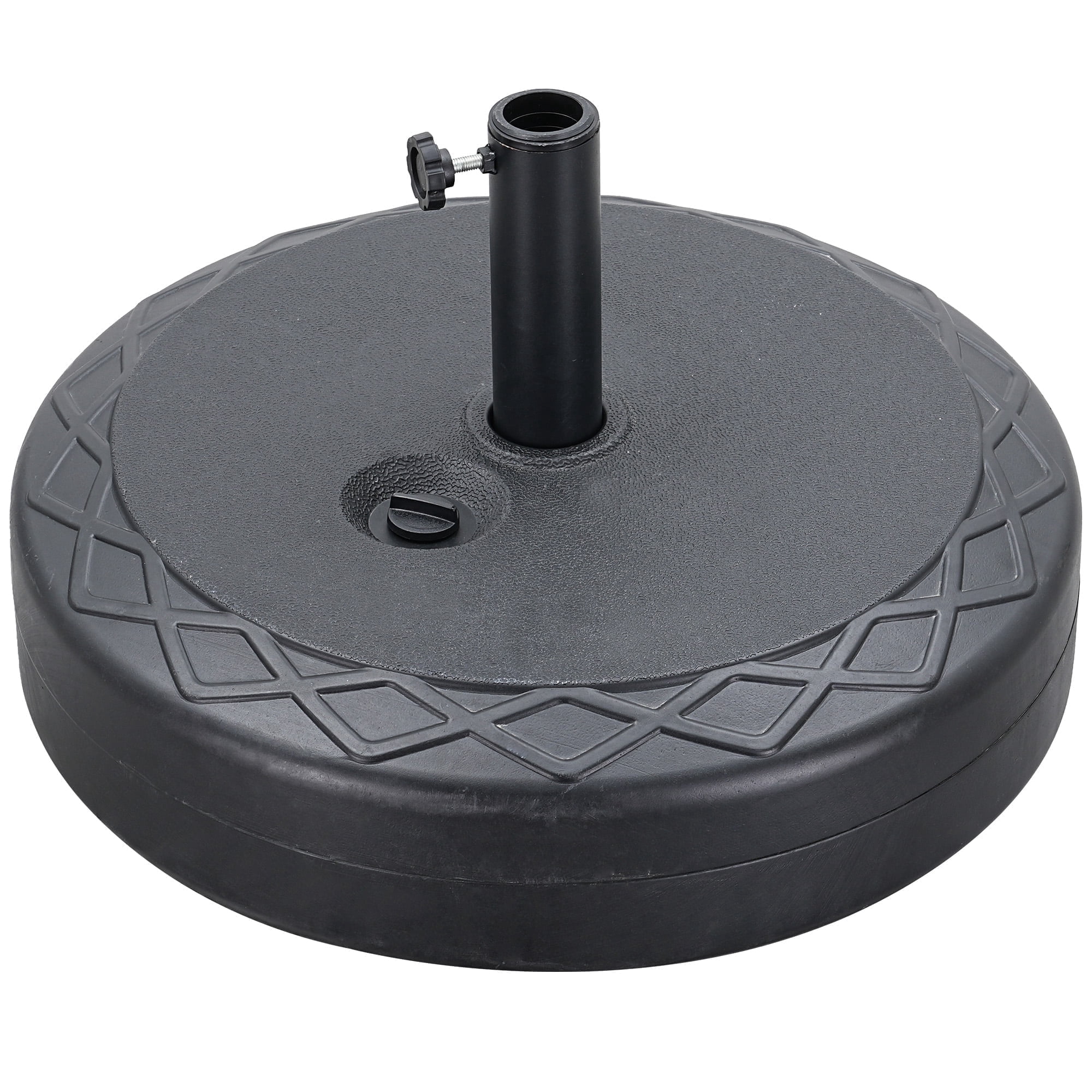 Ainfox Heavy Duty Umbrella Base Weighted Water/Sand Filled for 7.5-13ft Patio Market Umbrella, Gray