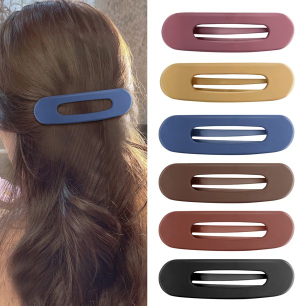 Ainiv 6 Pack Large Duckbill Hair Clips Alligator Hair Barrettes for