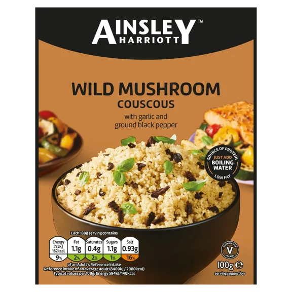 Ainsley Harriott Wild Mushroom Cous Cous - 100g - British Product