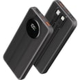 thumbnail image 1 of Aioneus Portable Charger Power Bank with Built-in Cables, 10000mAh 20W Fast Battery Pack, Black, 1 of 10