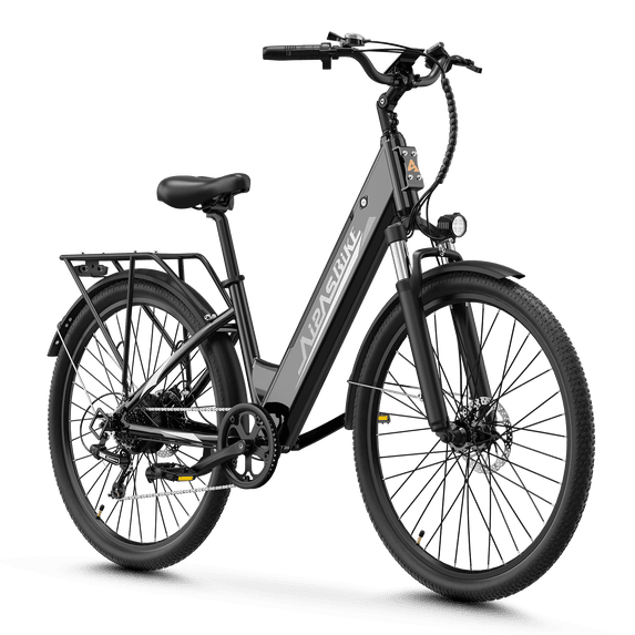 Aipas C1 26" Electric Mountain Bike for Adults, 500W Rated Motor, 48V 12.8Ah, SGS UL 2849 Certification, Class 3