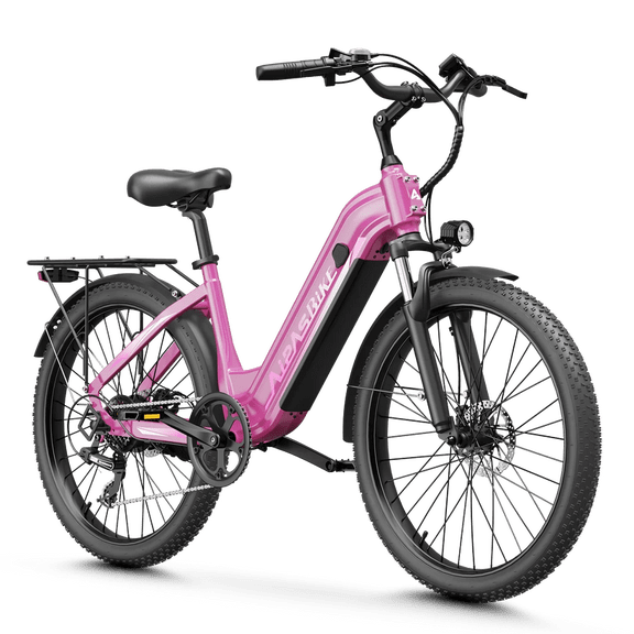 Aipas C1 Max 24" Electric Mountain Bike,500W Peak Motor, 48V 18Ah Removable Battery, 500LB Capacity, SGS UL 2849 Certification, Class 3
