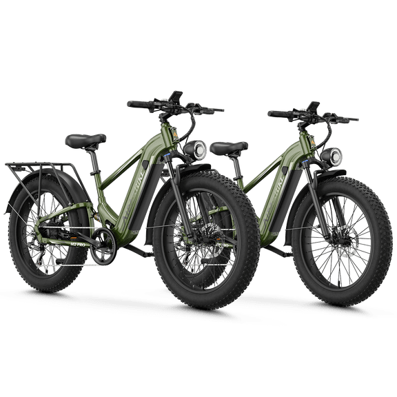 Aipas M2 Pro 26" Fat Tire Electric Mountain Bike for Adults, 48V 17.5Ah, 750W Rated Motor, SGS UL 2849 Certification, Class 3