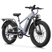 Aipas M2 Pro 26" Fat Tire Electric Mountain Bike for Adults, 48V 17.5Ah, 750W Rated Motor, SGS UL 2849 Certification, Class 3