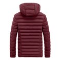 Aipengry Jacket for Men Winter Coats Solid Color Jacket Zipper Long