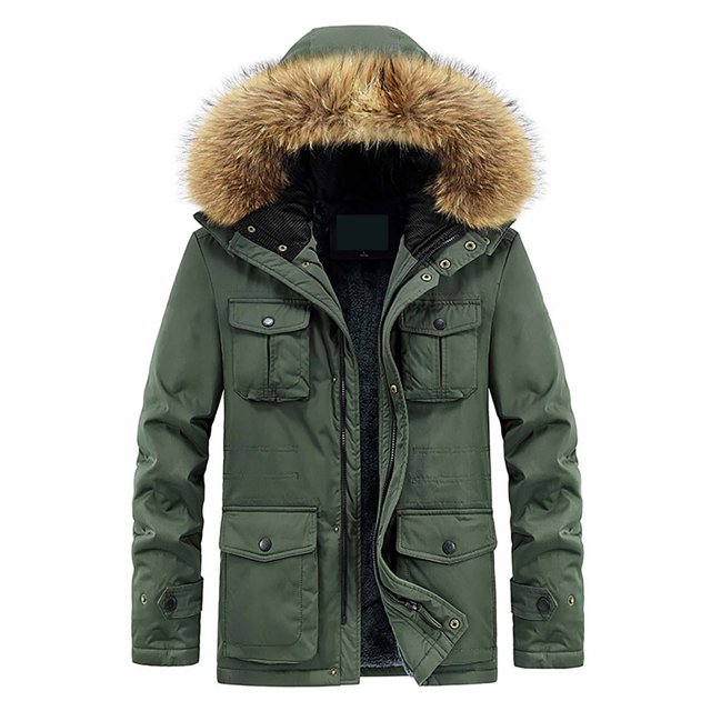Aipengry Thick Jacket for Men Jacket Para Winter New Plush Cotton