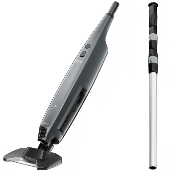 Aiper PilotFlow X1 Handheld Pool Vacuum, Cordless Pool Vacuum Cleaner w/ 1,260 GPH Suction, Lightweight Design & Anti-Clog System