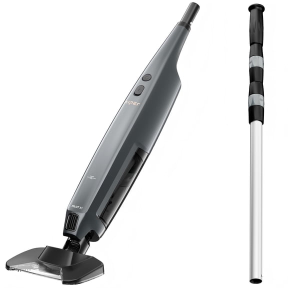 Aiper PilotFlow X1 Handheld Pool Vacuum, Cordless Pool Vacuum Cleaner w/ 1,260 GPH Suction, Lightweight Design & Anti-Clog System