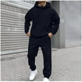 Aipewai Men ClothesClearance Men's's Tracksuit 2 Piece Autumn Winter