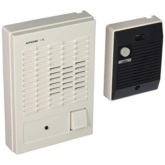 Aiphone C-123L/A ChimeCom Door Answering Intercom System Set, 2-Piece, Includes C-D Door Station, C-ML/A Master Station