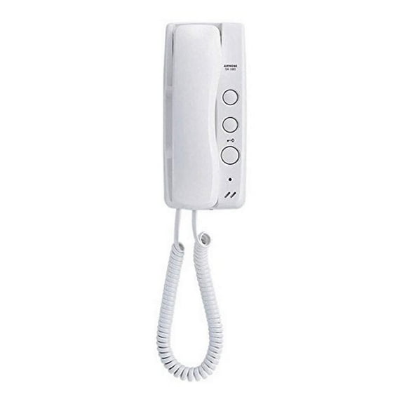 Aiphone Corporation DA-1MD Audio Tenant Station for DA Series, ABS Plastic Construction, 7-7/8" x 3-1/2" x 2-1/2", White
