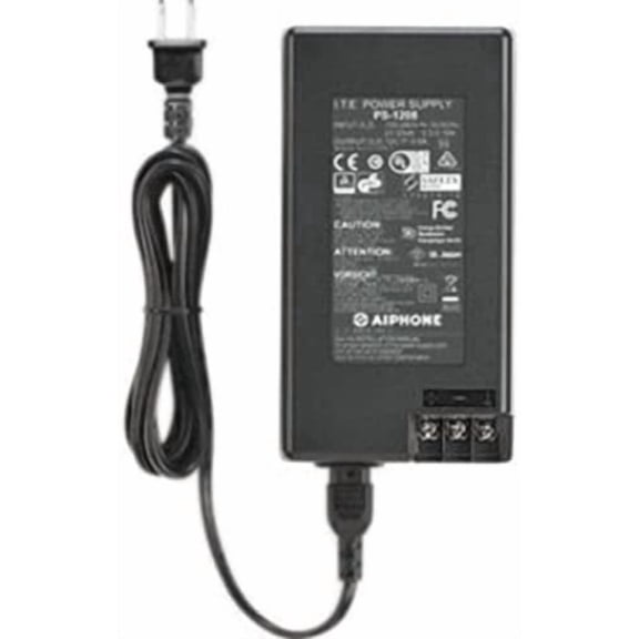 Aiphone PS-1208UL 12VDC Power Supply, 0.8A, UL Listed