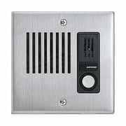 Aiphone LE-DA LEF Series Audio Only Intercom, Flush Mount Door Station, Stainless-Steel Cover