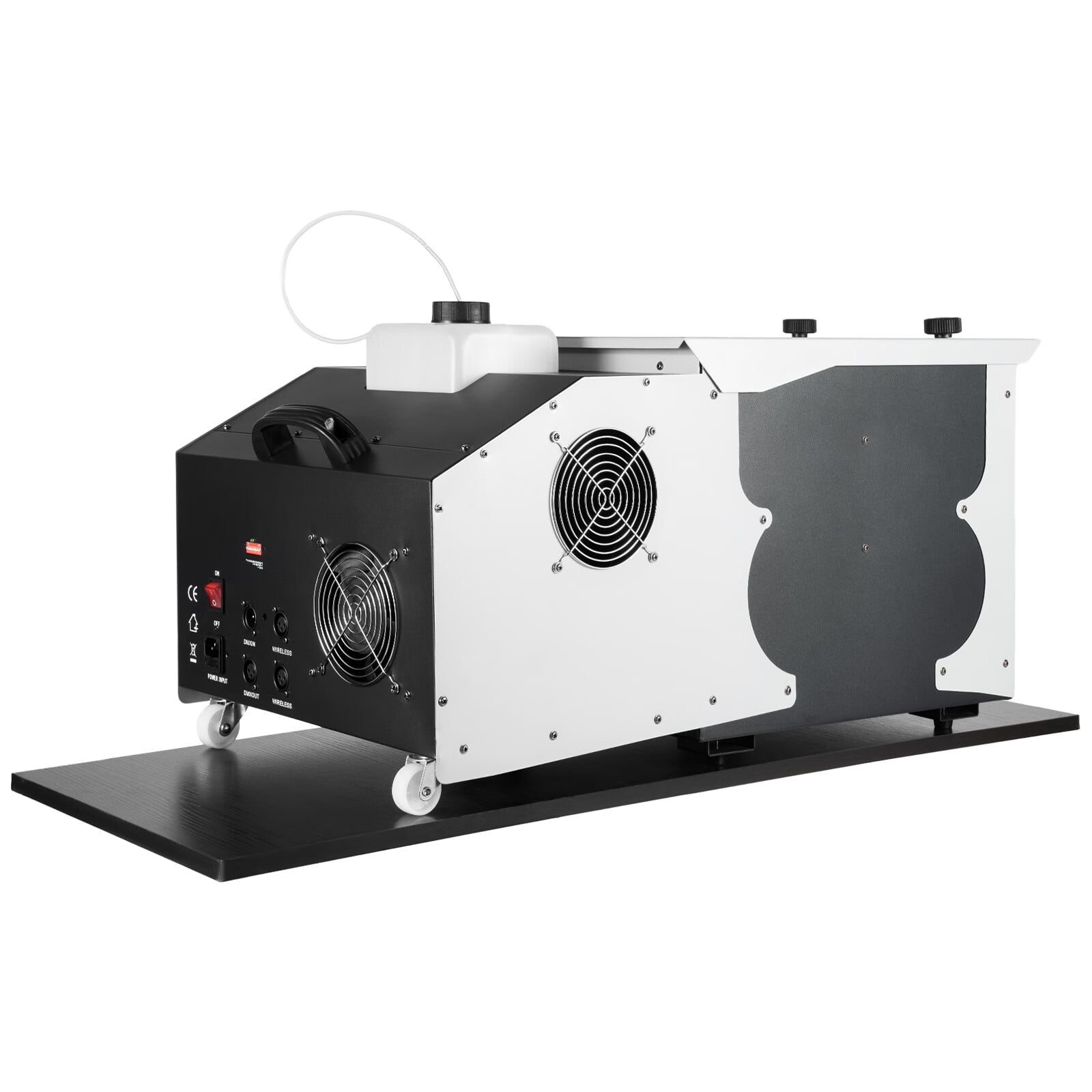 Aiqidi 1500W Low-Lying Fog Machine DJ Stage Fogger Dry Ice Smoke Show DMX 512(Not Included) or Remote Control Modes for Club Wedding Party Theater