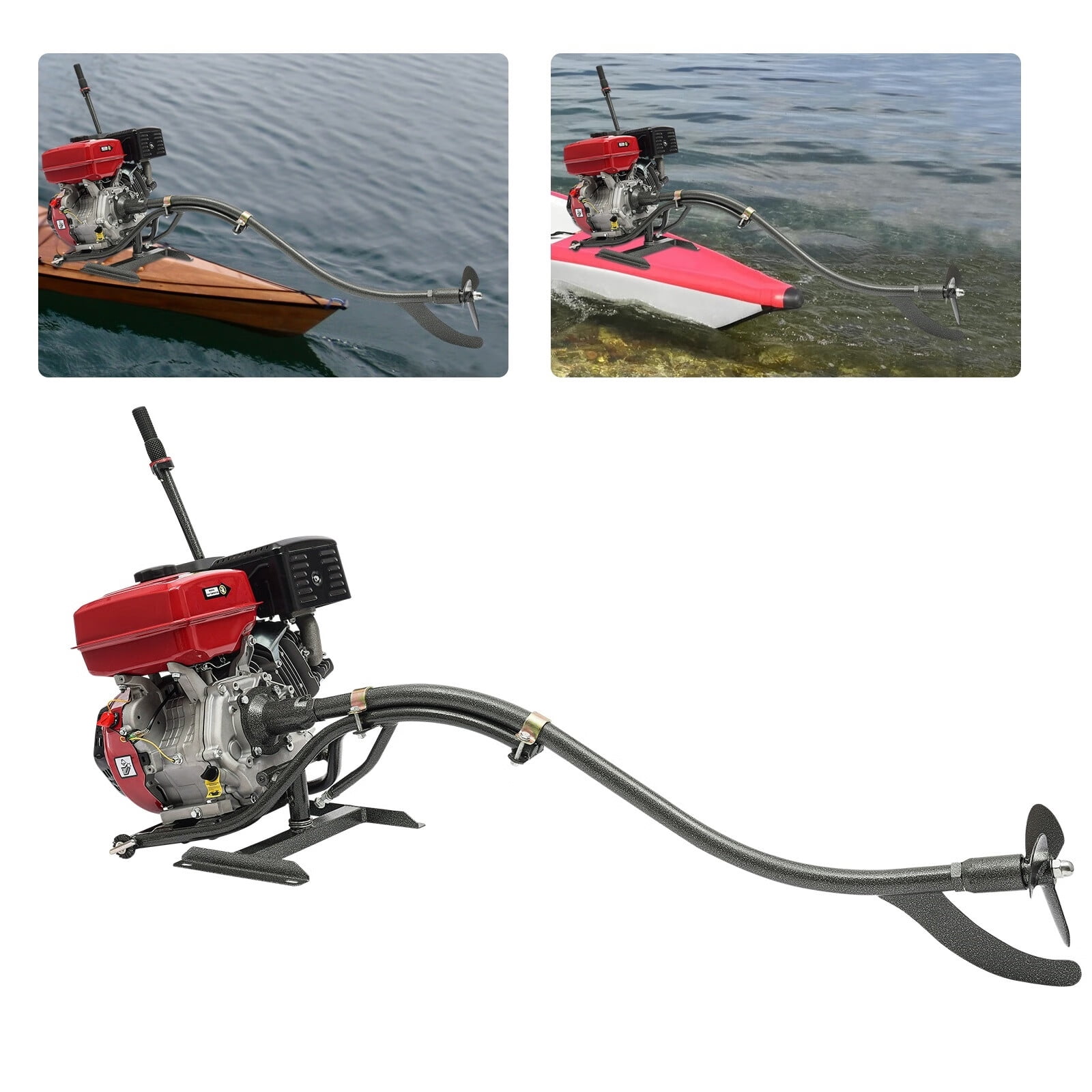 Aiqidi 15HP 4 Stroke Outboard Motor, 420CC Single Cylinder Aircooled