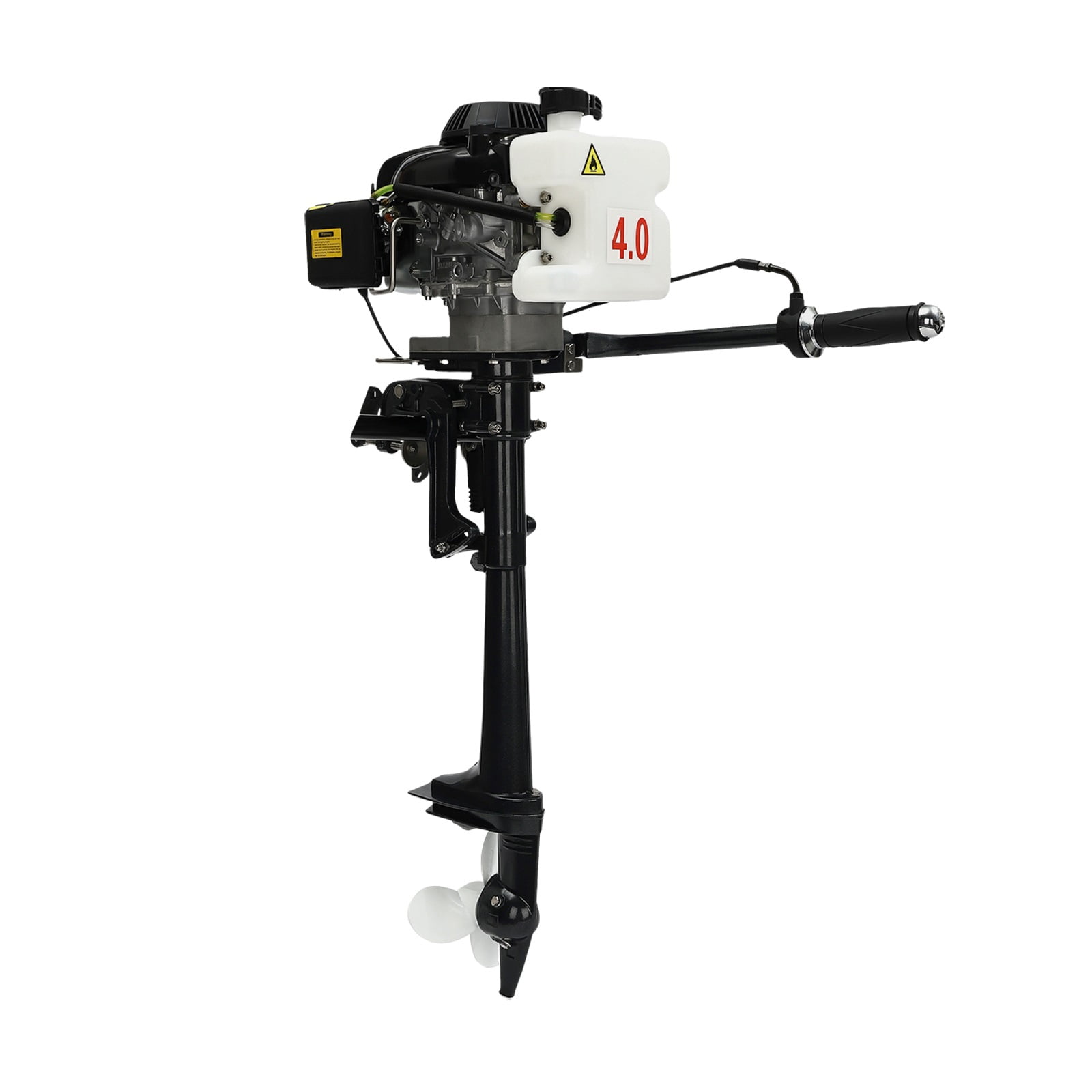 Aiqidi 3HP 4 Stroke Outboard Motor, 2.2KW 5500Rpm Waterproof Fishing Boat Engine CDI Wind