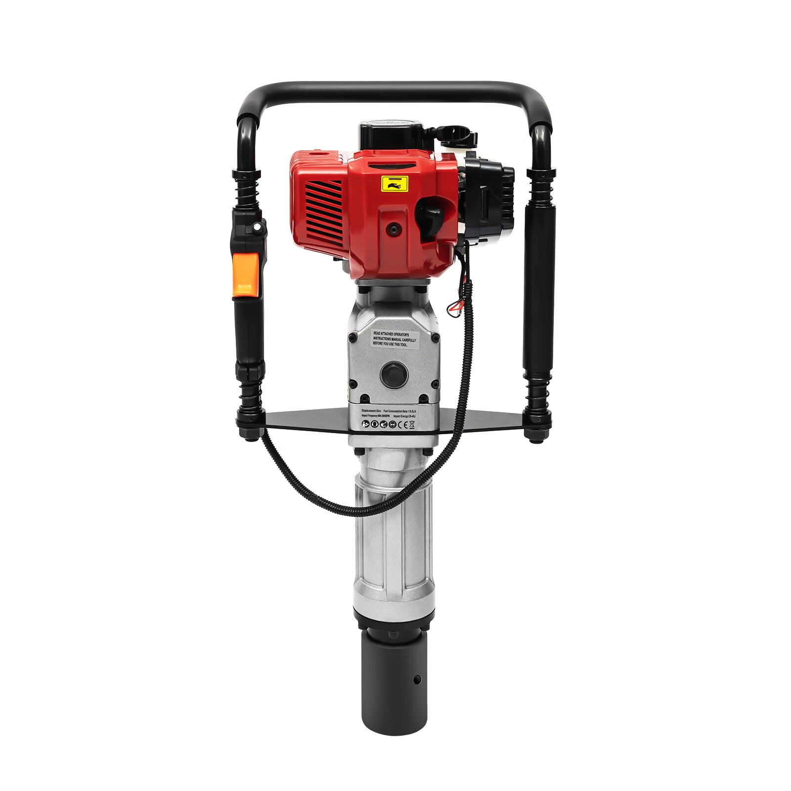 Push Piling Aiqidi 52CC 2 Stroke Gas Powered T Post Pile Driver, Heavy Duty Fence ...