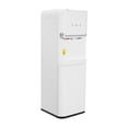 thumbnail image 1 of Aiqidi 550W Top Loading Water Dispenser 5 Gallon Vertical Cold and Hot Water Dispenser Home Office Dorm Anti-Scalding Design Water Dispenser with Storage Cabinet 32.68" High (White), 1 of 12