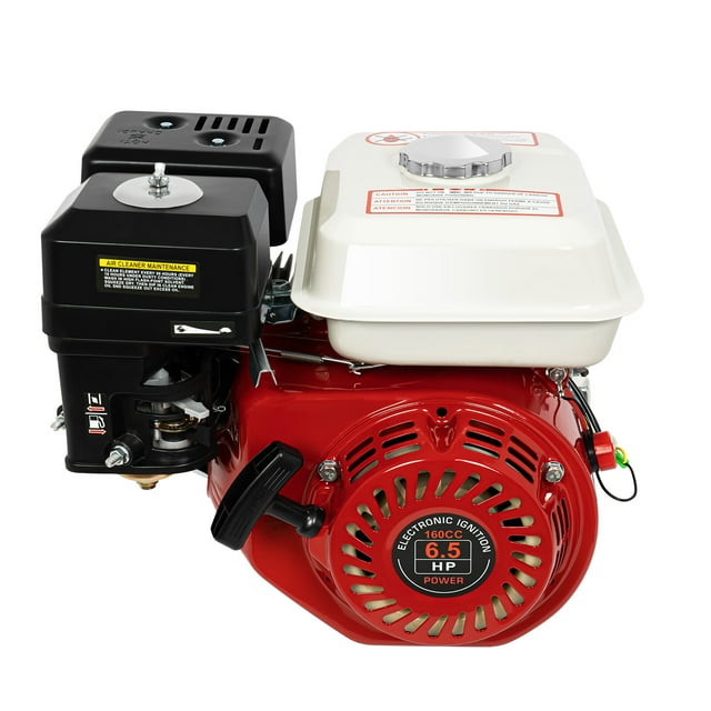 Aiqidi 6.5HP 4 Stroke Gas Engine, 160CC OHV Gasoline Engine Single ...