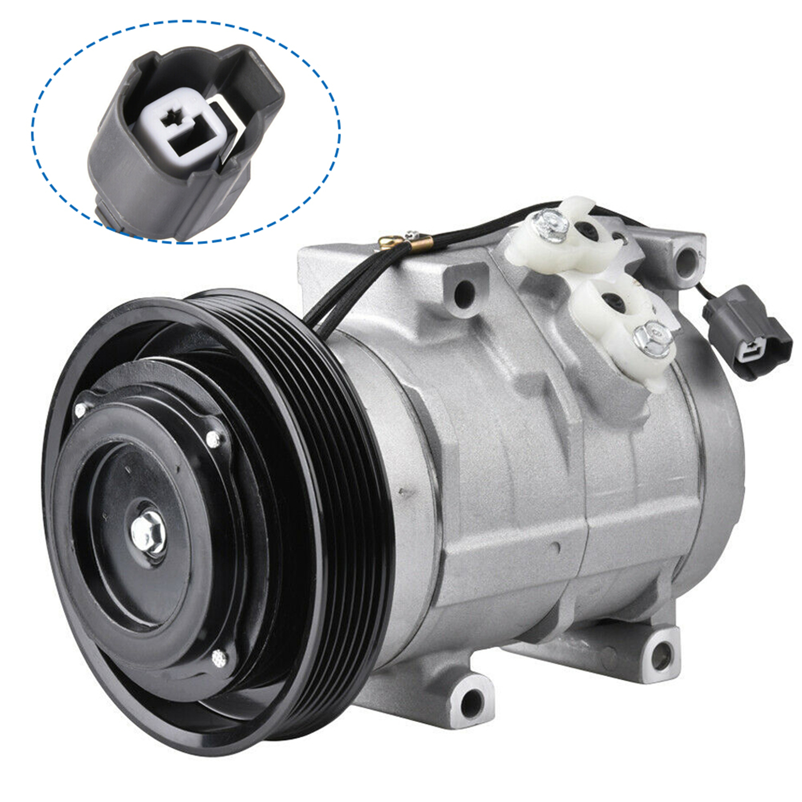 Aiqidi Air Conditioner Compressor with Clutch for Acura MDX Honda Odyssey/Pilot/Ridgeline AC A/C