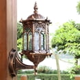 thumbnail image 1 of ANQIDI Antique Brass Wall Sconces Aluminum Glass Lantern Wall Lights Rustic Home Decor Wall Lamp, 1 of 12
