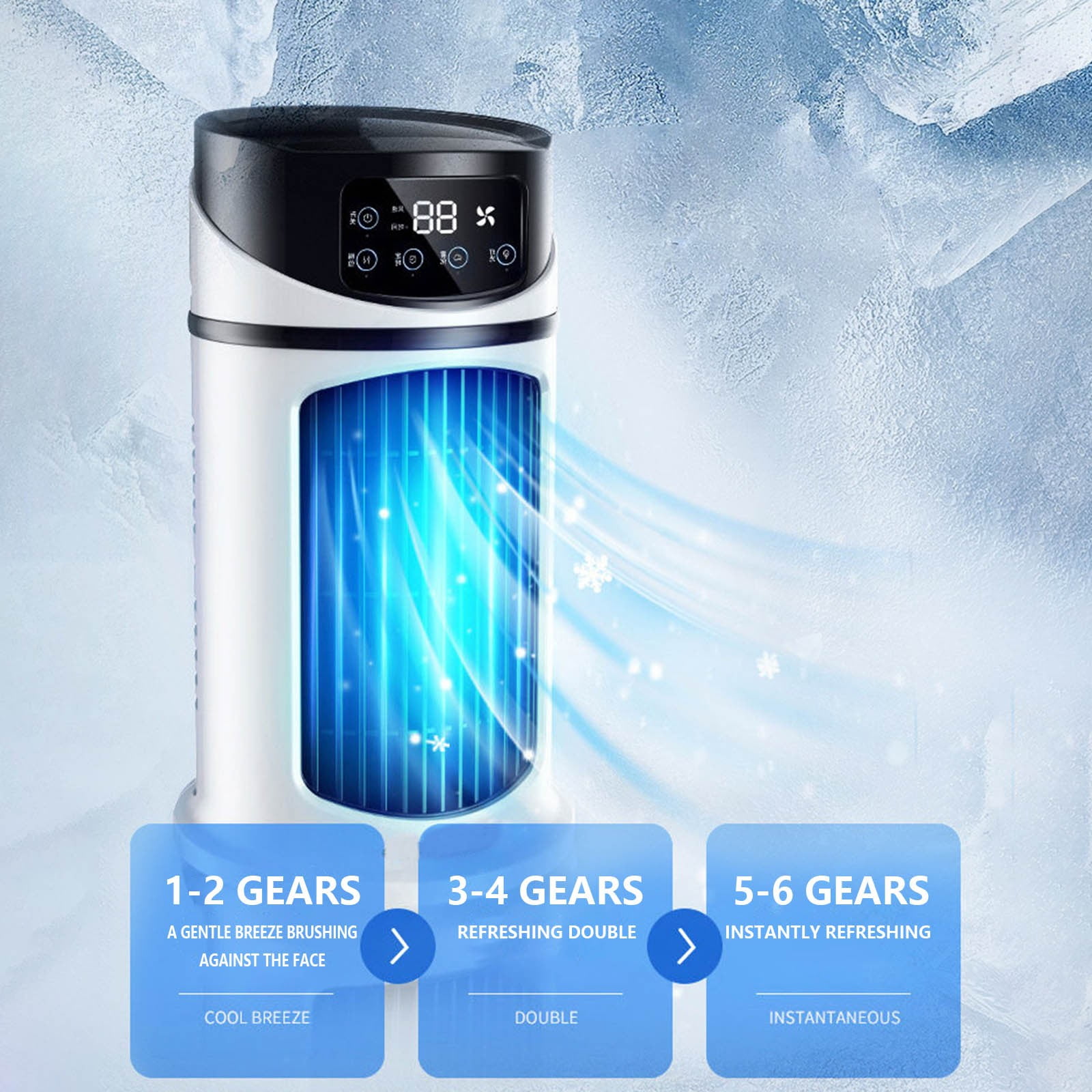 Air AC Fan Portable Air Conditioner Fan AC Fans That Blow Cold Air For ...