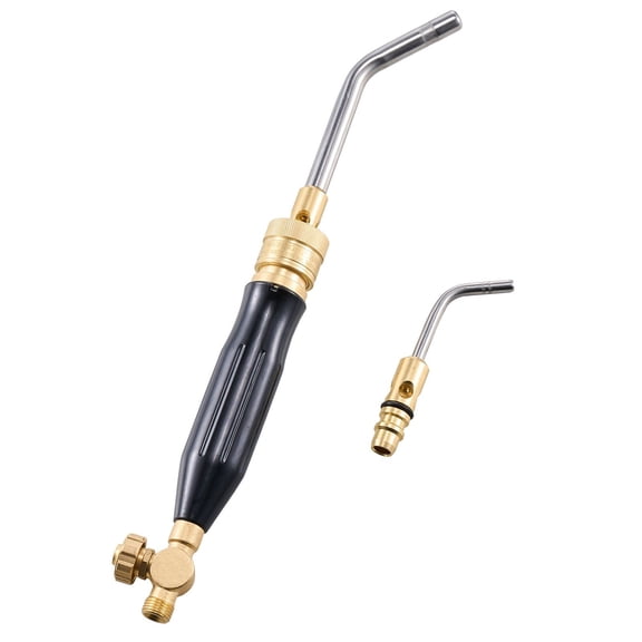 Air Acetylene Torch Kit with CGA200 Regulator 149 Inch Hose 2 Welding Tips Torch Handle for DIY Brazing Welding Industrial Home Use No Gas Cylinder
