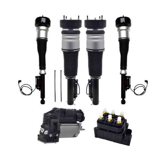 Air Airmatic Strut-Air Valve Block-Compressor For 2007-2013 Mercedes-Benz S550