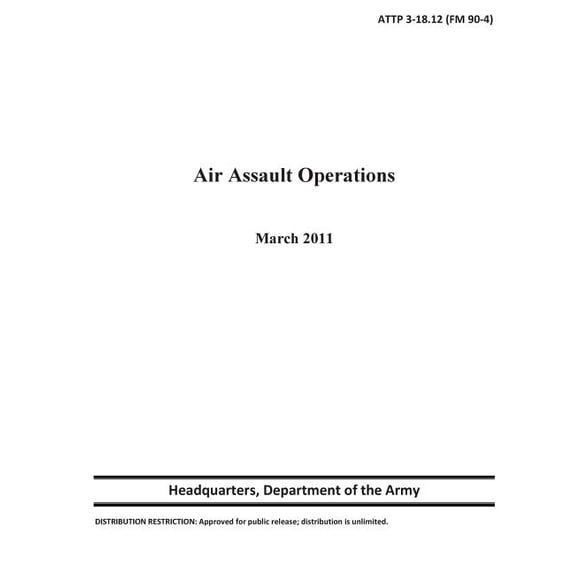 Air Assault Operations (Paperback) by Department Of the Army
