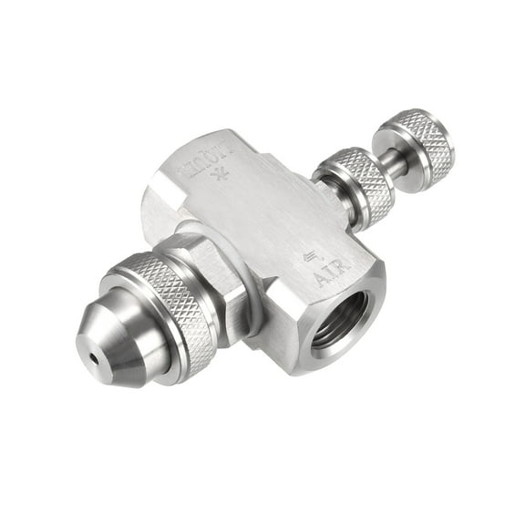 Air Atomizing Nozzle, 1/4 BSPT Misting Low Pressure Solid Cone Spray Tip Nozzles