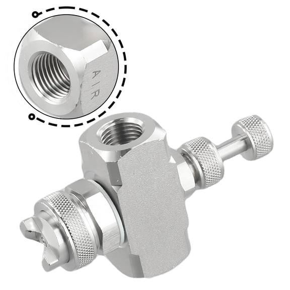 Air Atomizing Nozzle 1/4BSPT Misting Low Pressure Mix Type Spray Tip Nozzles Smile Home