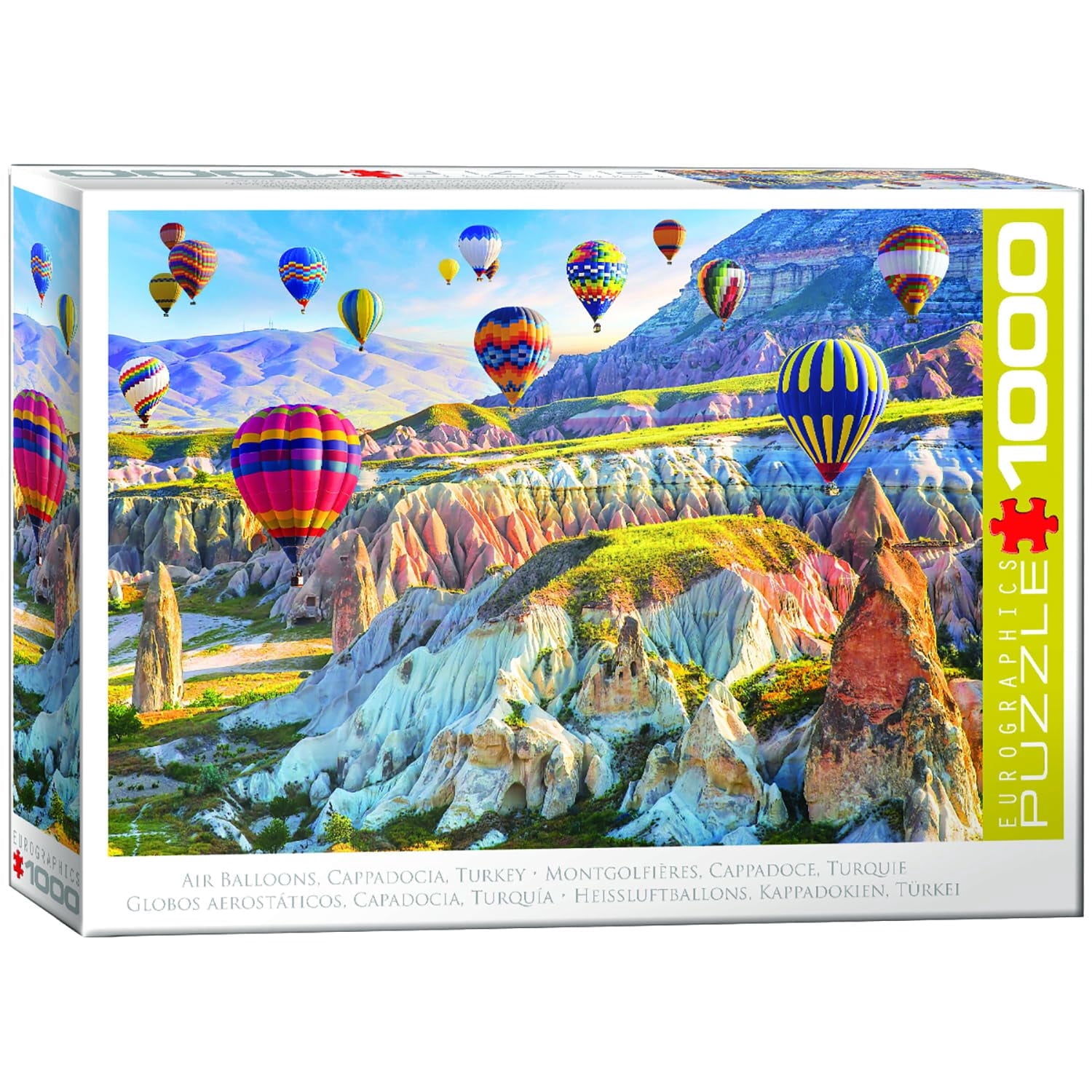 EuroGraphics Air Balloon, Cappadocia, Turkey Jigsaw Puzzle – 1000 Pieces, Scenic Landscape