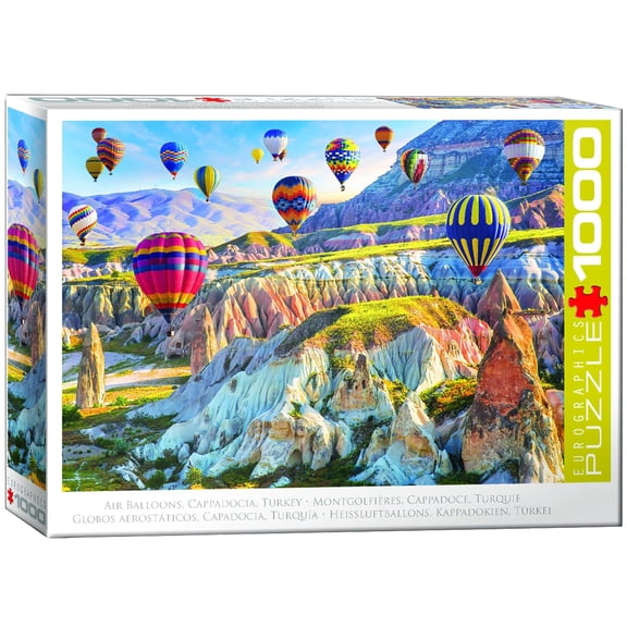 EuroGraphics Air Balloon, Cappadocia, Turkey Jigsaw Puzzle 1000 Pieces, Scenic Landscape