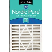 Air Bear 16x25x5 (4 7/8) AC Filter Replacement MERV 14 Plus Carbon 1 Pack
