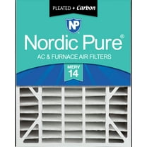 Air Bear 20x25x5 (4 7/8) AC Filter Replacement MERV 14 Plus Carbon 1 Pack