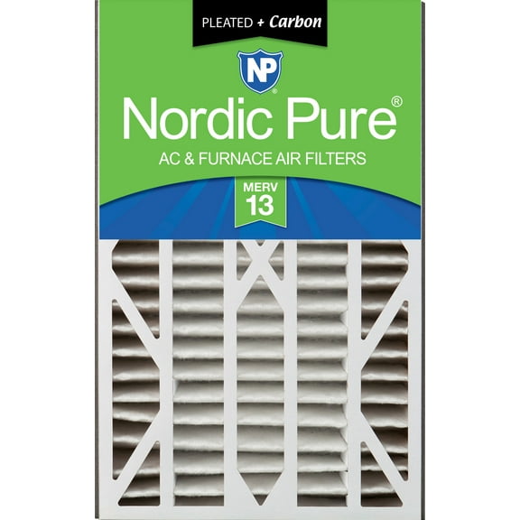 Air Bear Cub 16x25x3 Air Filter Replacement MERV 13 Plus Carbon 1 Pack