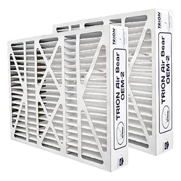 Air Bear Replacement Filter Indoor Air Quality Accessory for F100 & F200 Media Cabinets, 2 Pack, 20x25x4 Inch, MERV 11