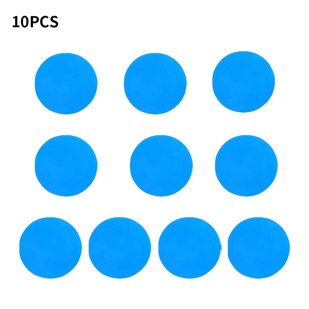 Air Bed Repair Patches PVC Waterproof Pool Patches Portable Mattress Repair Accessory, 10pcs