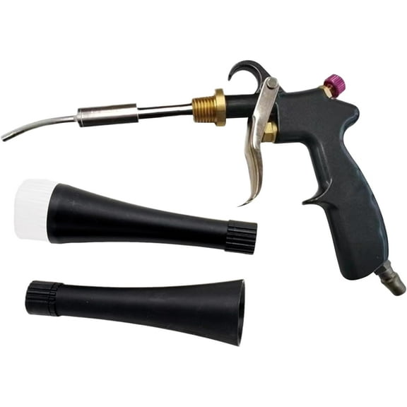 Air Blow Gun, Portable Efficient Car Interior Air Gun Blower, Multi-Purpose Car Detailing Cleaning Tools with Nozzle for Dirt and Dust From Surface, Detailing Tools