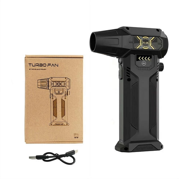 Air Blower 130000RPM High Speed Hurricane Vacuum Dust Cleaning Blower with Lighting Lamp 