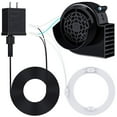 thumbnail image 1 of Air Blower for Inflatables, Air Fan Blower Replacement Motor for Garden Yard Inflatable Decor, 1.0A Fan Blower for Halloween Christmas Airblown Inflatables, 12V/ 1.0A Adapter, 1 of 14