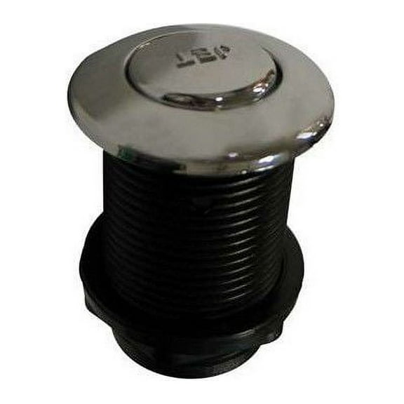 Air Button, #15 Chrome Plastic Jet