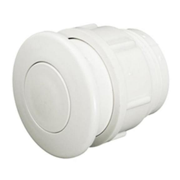 Air Button Super Deluxe Bath, White