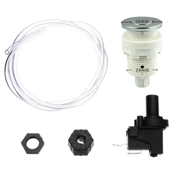 Air Button Switch Set Pneumatic Air Pressure Switch Knob Bath Spa Home Tools