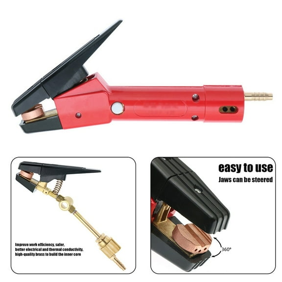 Air Carbon Gouging Torch Electrode Holder Clamp,For 4-10mm Rods,10 Bar Welding Tool,For Steel Cast Iron Copper