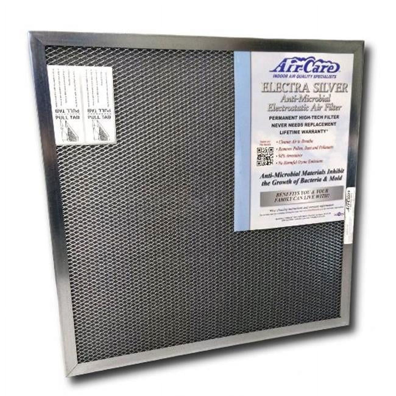 AirCare Silver Electrostatic Permanent Air Filter 14 x 30 x 1 in